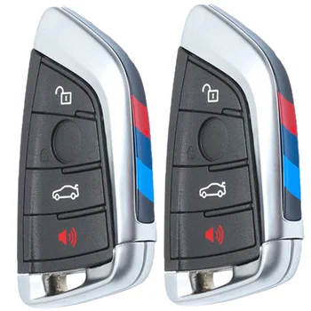 KEYECU 2 Pcs 315/433MHz YH Black Smart Remote key Fob for BMW CAS4+/FEM F Series X3 X4 M2 M3/M4 2011-2017 with Uncut Insert Key
KEYECU 2 Pcs 315/433MHz YH Black Smart Remote key Fob for BMW CAS4+/FEM F Series X3 X4 M2 M3/M4 2011-2017 with Uncut Insert Key