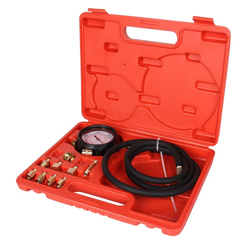 12pcs/set High Performance Automatic Transmission Engine Oil Pressure Cylinder Tester Gauge Diagnostic Test Kit 0-500psi TU-11A
12pcs/set High Performance Automatic Transmission Engine Oil Pressure Cylinder Tester Gauge Diagnostic Test Kit 0-500psi TU-11A