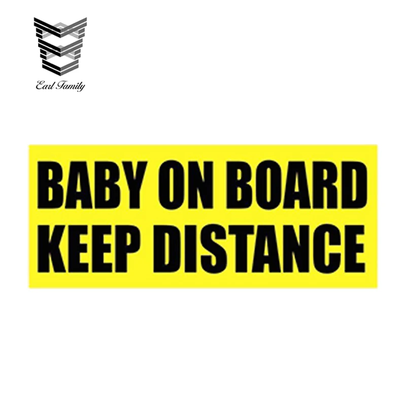 EARLFAMILY 13cm x 5.3cm Car Styling "Baby On Board" Vehicle Safety Reflective Bumper Decal KEEP DISTANCE Waterproof Accessories
EARLFAMILY 13cm x 5.3cm Car Styling "Baby On Board" Vehicle Safety Reflective Bumper Decal KEEP DISTANCE Waterproof Accessories