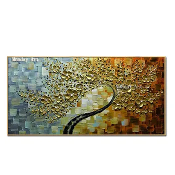 Pop art Flower tree oil painting hand painted oil painting modern oil painting on canvas abstract knife golden flower painting
Pop art Flower tree oil painting hand painted oil painting modern oil painting on canvas abstract knife golden flower painting
