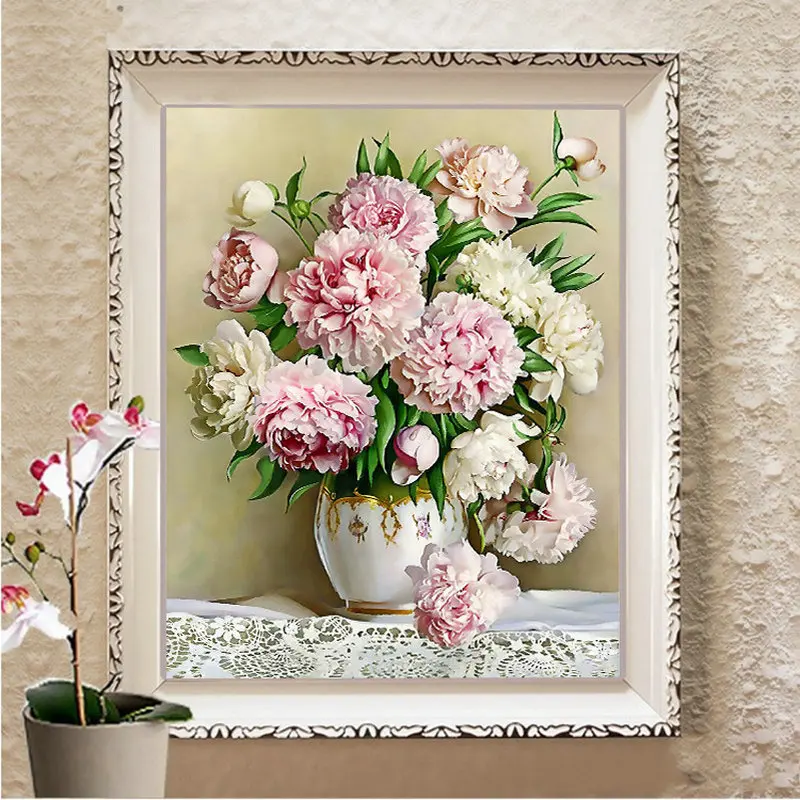 DIY Cross-stitch Full Embroidery Kits Counted Print on Canvas Handmade Crafts Home Decor Needlework Peony Lily Flower Patterns
DIY Cross-stitch Full Embroidery Kits Counted Print on Canvas Handmade Crafts Home Decor Needlework Peony Lily Flower Patterns