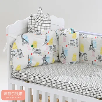 5pcs Baby Bed Protector Bed Sheet Cotton Crib Bumper Toddler Bedding Set Crib Sides For Newborns For Babies Cradle Room Decor
5pcs Baby Bed Protector Bed Sheet Cotton Crib Bumper Toddler Bedding Set Crib Sides For Newborns For Babies Cradle Room Decor