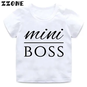 Boys and Girls MINI BOSS Letter Print T shirt Kids Funny Casual Clothes Enfant Summer White Short Sleeve T-shirt,HKP5207
Boys and Girls MINI BOSS Letter Print T shirt Kids Funny Casual Clothes Enfant Summer White Short Sleeve T-shirt,HKP5207