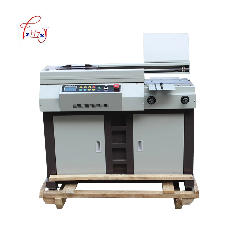 

Automatic A4 glue binding machine 320mm 50S glue book binder perfect binder file financial Electric Binder booklet maker