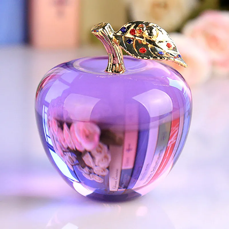 Presse-papiers deco bille de verre rêve boule de cristal paperweight 41