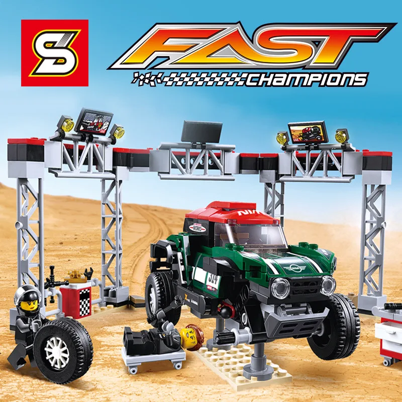SY6762 481 PCS Racing car Fast champions Building Blocks Bricks Compatible Educational DIY toys Kids Birthday Gifts
SY6762 481 PCS Racing car Fast champions Building Blocks Bricks Compatible Educational DIY toys Kids Birthday Gifts