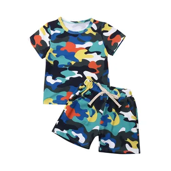 Summer baby girl Boy Clothes T-shirt Casual Toddler Girls Tops+Shorts Camouflage Print Outfits Set Causal Baby Clothing Set
Summer baby girl Boy Clothes T-shirt Casual Toddler Girls Tops+Shorts Camouflage Print Outfits Set Causal Baby Clothing Set