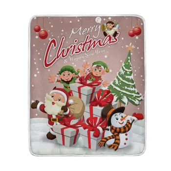 Merry Christmas Tree Santa Clause Snowman Snow Blanket Soft Warm Cozy Bed Couch Lightweight Polyester Microfiber Blanket
Merry Christmas Tree Santa Clause Snowman Snow Blanket Soft Warm Cozy Bed Couch Lightweight Polyester Microfiber Blanket
