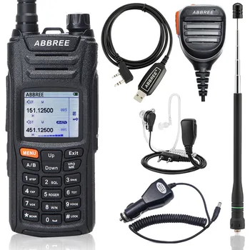 Abbree AR-F6 Ham Walkie Talkie Radio125-560MHz All Bands long range Dual Display Dual Standby VOX DTMF SOS LCD Color Display 
Abbree AR-F6 Ham Walkie Talkie Radio125-560MHz All Bands long range Dual Display Dual Standby VOX DTMF SOS LCD Color Display