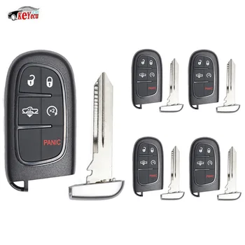KEYECU 5 Pcs/lot New Replacement Remote Start Smart Car Key Fob 433MHz 4A Chip for Jeep Cherokee 2014-2019, GQ4-54T
KEYECU 5 Pcs/lot New Replacement Remote Start Smart Car Key Fob 433MHz 4A Chip for Jeep Cherokee 2014-2019, GQ4-54T