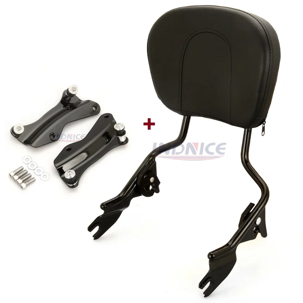 4 Point Docking Black Sissy Bar Backrest For harley Touring Street Glide Road King FLHR CVO 2014-2016
4 Point Docking Black Sissy Bar Backrest For harley Touring Street Glide Road King FLHR CVO 2014-2016