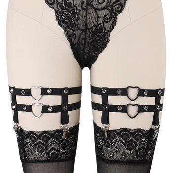 Harajuku Goth Womens Leg Cage Garter Black Stocking Suspender Belt Sock Elastic Thigh Bondage Body Harness Lingerie bride Garter
Harajuku Goth Womens Leg Cage Garter Black Stocking Suspender Belt Sock Elastic Thigh Bondage Body Harness Lingerie bride Garter