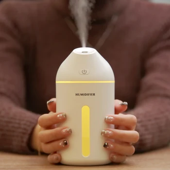 KAIPUTE 320ml USB Cute Warm Light LED Air Humidifier Diffuser Purifier Atomizer essential oil diffuser aroma mist maker fogger
KAIPUTE 320ml USB Cute Warm Light LED Air Humidifier Diffuser Purifier Atomizer essential oil diffuser aroma mist maker fogger