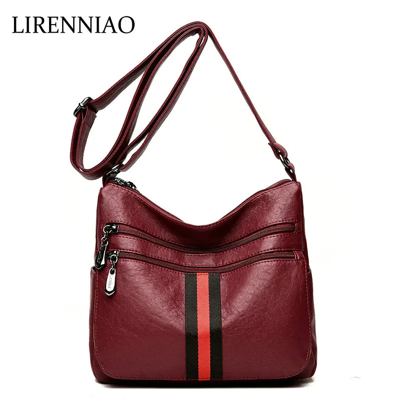 LIRENNIAO New style fashion genuine leather women messenger bags casual cowhide mother's shopping handbags ladies shoulder bags
LIRENNIAO New style fashion genuine leather women messenger bags casual cowhide mother's shopping handbags ladies shoulder bags