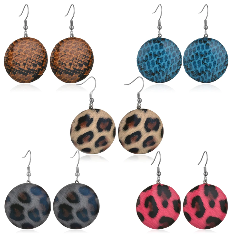 Fashion Arrive Leopard Print Flower Sweet Heart Geometric Round Square Leopard Earrings For Women Jewelry Pendientes Brincos
Fashion Arrive Leopard Print Flower Sweet Heart Geometric Round Square Leopard Earrings For Women Jewelry Pendientes Brincos