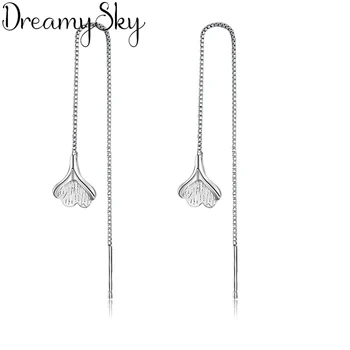 Real Silver Color Ginkgo Biloba Leaf Earrings For Women Wedding Long Drop Earrings Statement Jewelry Pendientes Brincos
Real Silver Color Ginkgo Biloba Leaf Earrings For Women Wedding Long Drop Earrings Statement Jewelry Pendientes Brincos