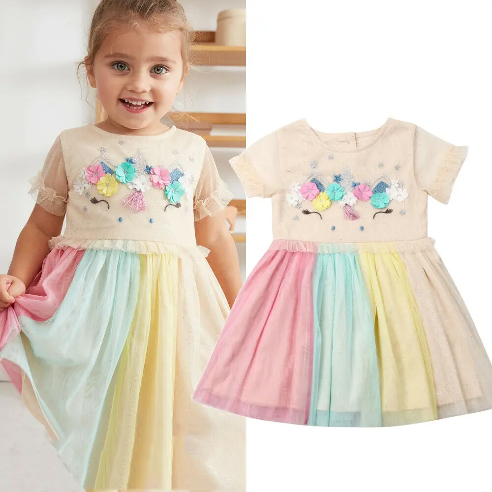 Pudcoco Brand New Toddler Kid Baby Girl Rainbow Tulle Dress Party Pageant Ball Gown Dress Summer Outfit
Pudcoco Brand New Toddler Kid Baby Girl Rainbow Tulle Dress Party Pageant Ball Gown Dress Summer Outfit