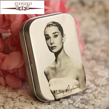 Vintage !audrey Hepburn Tin Box Classic Metal Tin Storage Box, Jewelry Box, Storage Case,Girls Gifts, Mini Size 6pcs/
Vintage !audrey Hepburn Tin Box Classic Metal Tin Storage Box, Jewelry Box, Storage Case,Girls Gifts, Mini Size 6pcs/