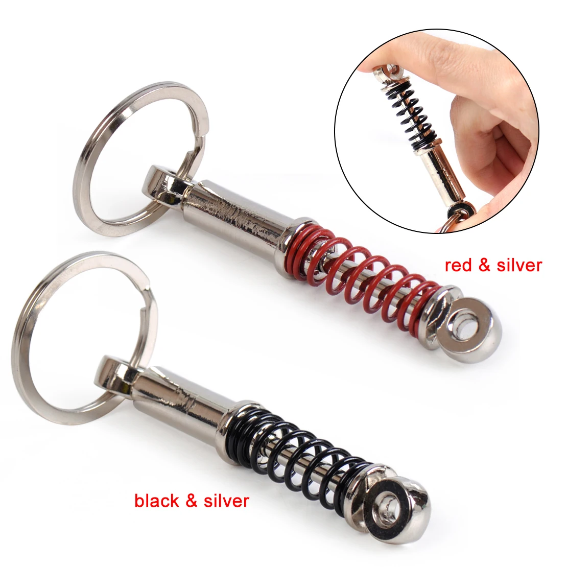 DWCX New Car Suspension Keychain Key Chains Ring Keyrings Coilover Spring Shock Absorber for VW Audi Toyota Ford Nissan BMW
DWCX New Car Suspension Keychain Key Chains Ring Keyrings Coilover Spring Shock Absorber for VW Audi Toyota Ford Nissan BMW