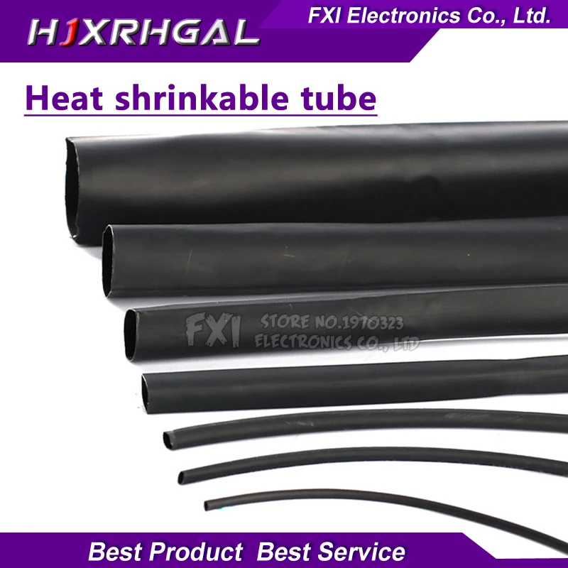 5Meters/LOT Heat shrinkable tube 1mm 1.5mm 2mm 3mm 4mm 5mm 6mm Black Insulation Sleeve
5Meters/LOT Heat shrinkable tube 1mm 1.5mm 2mm 3mm 4mm 5mm 6mm Black Insulation Sleeve