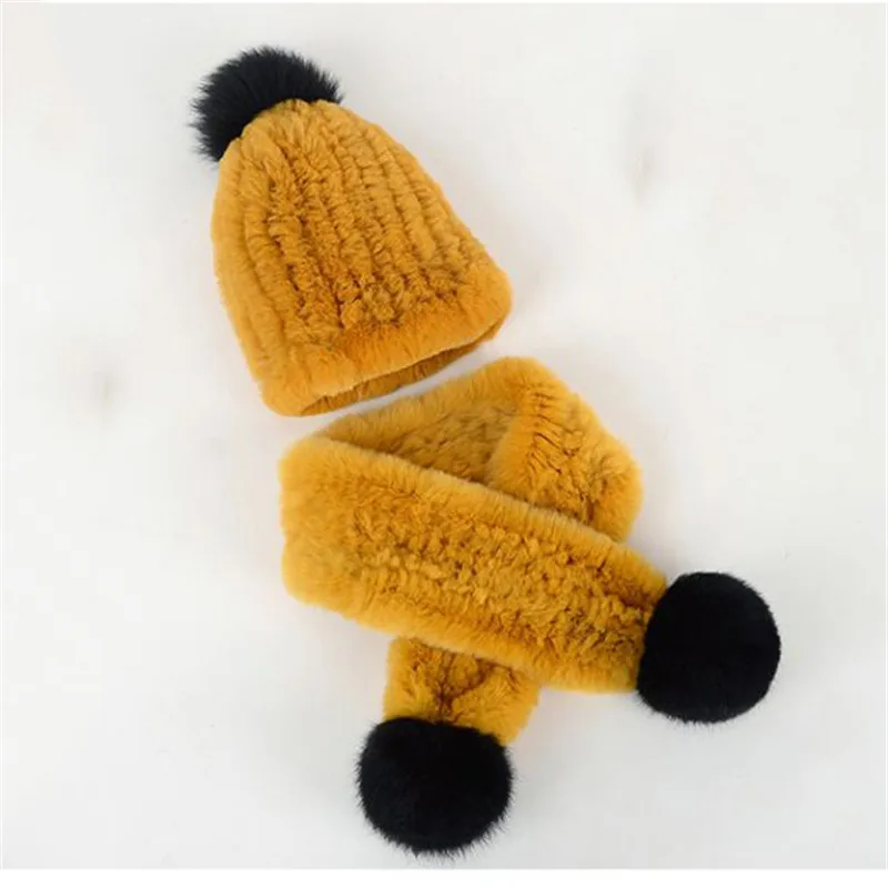Kids Winter Scarf PomPom Baby Scarf Winter Natural Rex Rabbit Fur Cap Boys Girls Warm Neck Warmer Scarves Fur Ball Two-Piece
Kids Winter Scarf PomPom Baby Scarf Winter Natural Rex Rabbit Fur Cap Boys Girls Warm Neck Warmer Scarves Fur Ball Two-Piece