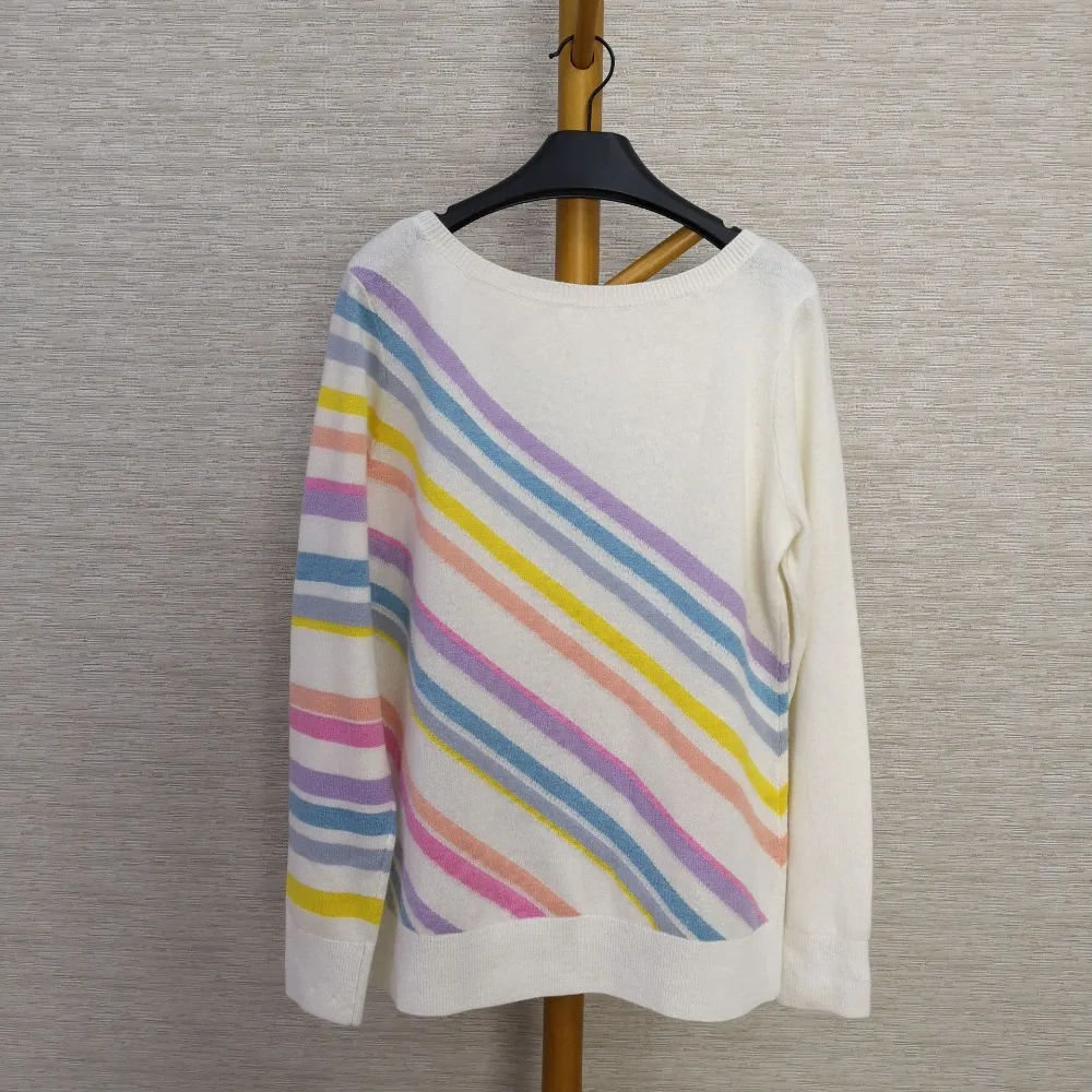 2019 spring summer new women strip sweater