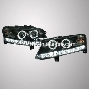 for original car with HID Kit Front Light 2005-2008 year For Audi A6L LED head lamp with LED Angel Eyes LD
for original car with HID Kit Front Light 2005-2008 year For Audi A6L LED head lamp with LED Angel Eyes LD