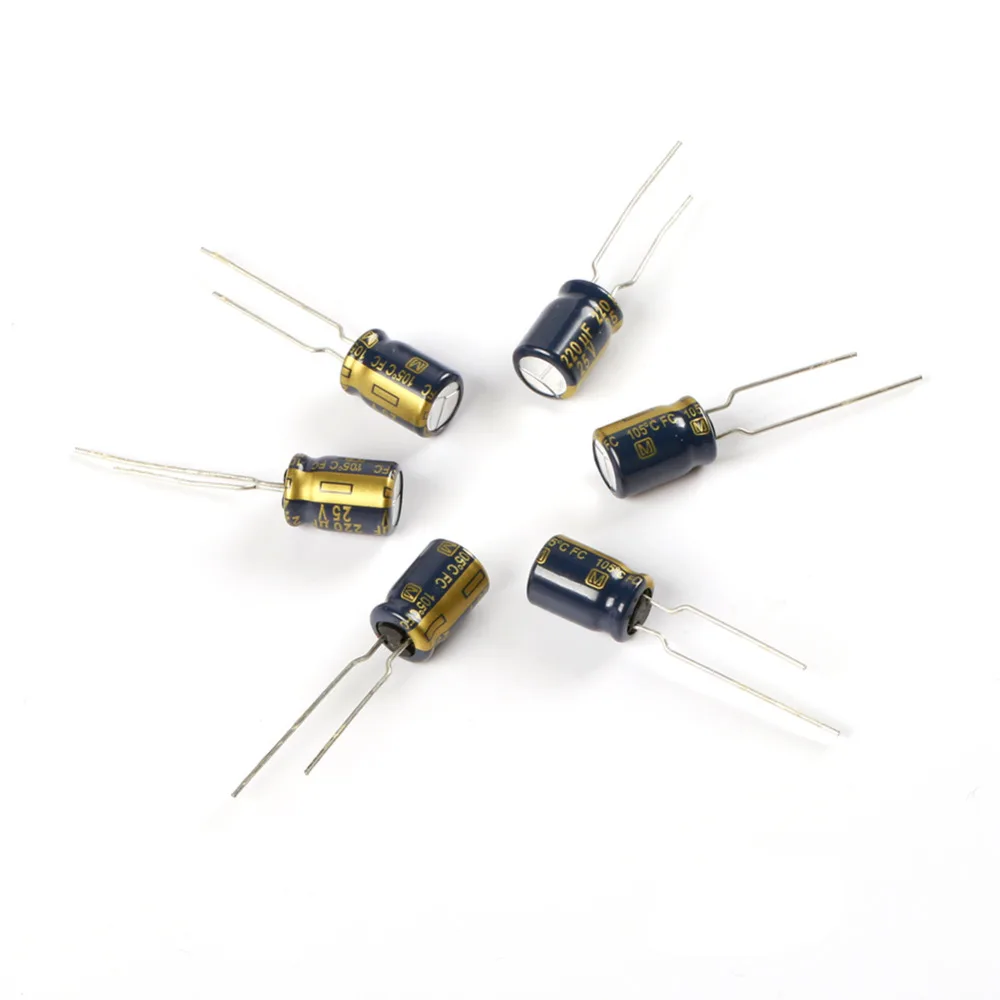 100pcs 8*12 Aluminum electrolytic capacitor 220uF 25V Electrolytic capacitor for FPV Flight controller
100pcs 8*12 Aluminum electrolytic capacitor 220uF 25V Electrolytic capacitor for FPV Flight controller