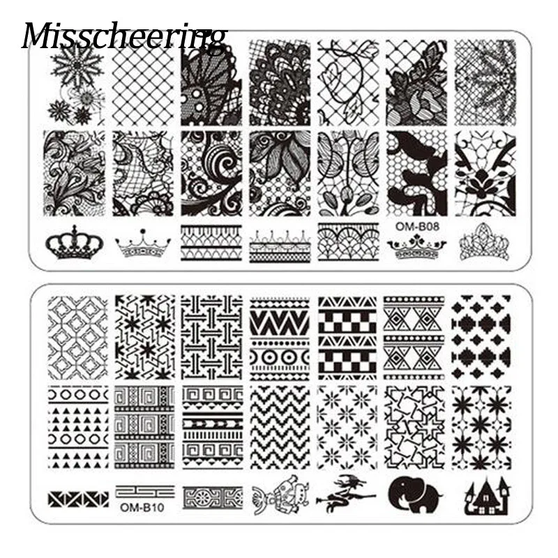 1pcs New Nail Art Stamping Plate 6X12cm Stainless Steel Nail Stencil Manicure Nail Stamp Template
1pcs New Nail Art Stamping Plate 6X12cm Stainless Steel Nail Stencil Manicure Nail Stamp Template