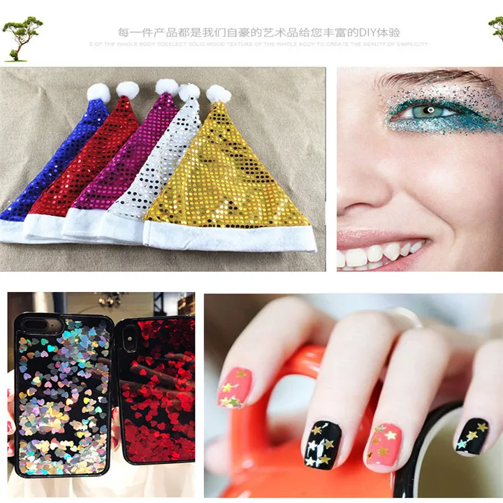 7 100g Solid Sequins Hand Made Needlework Accessories For Jewelry Making Handmade DIY Brooches Earrings Bracelet Sequins Filling
