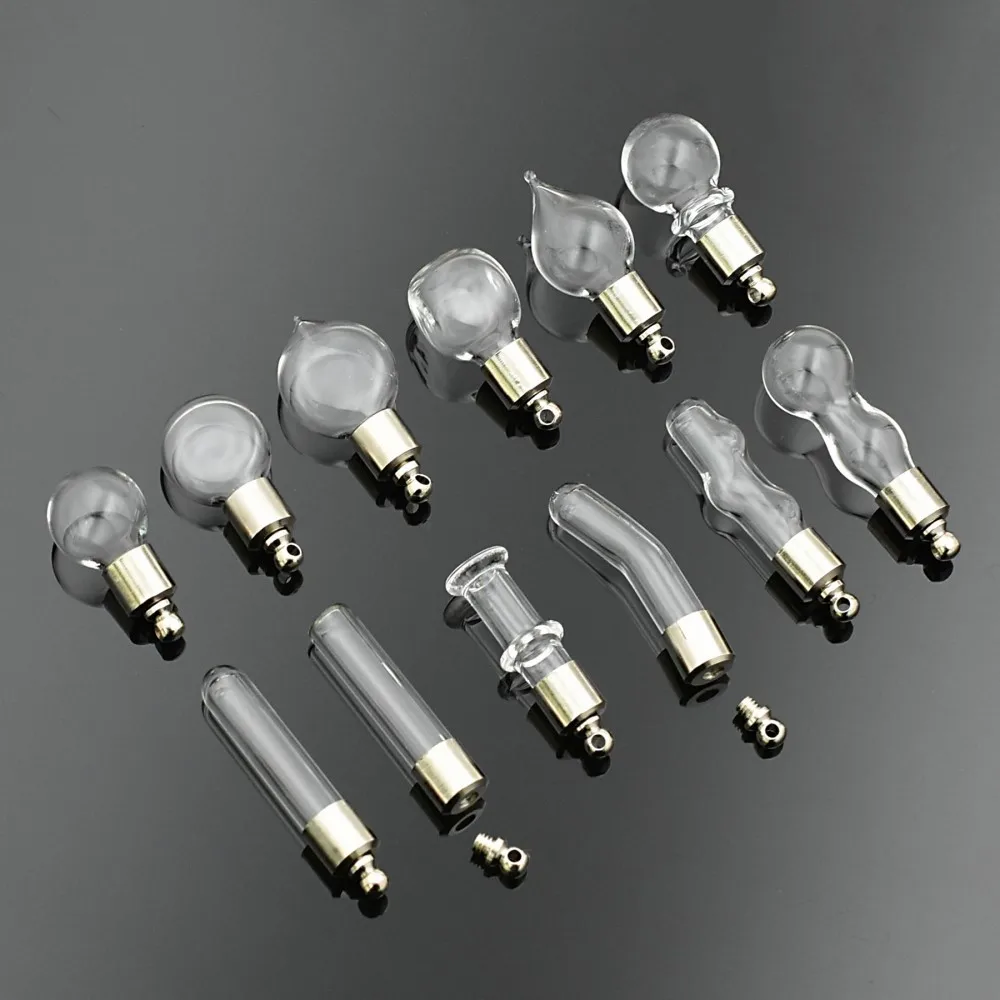 10piece SCREW CAP glass vial pendant Miniature Wishing Bottle clear oil charm name or rice art mini glass bottle craft materia
10piece SCREW CAP glass vial pendant Miniature Wishing Bottle clear oil charm name or rice art mini glass bottle craft materia