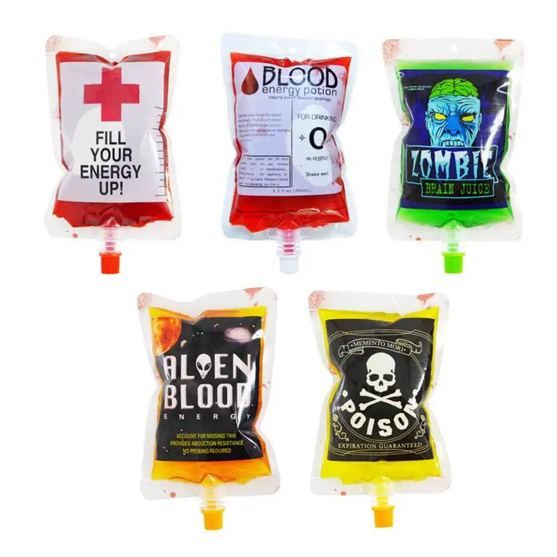 20pcs/set Halloween Vampire Blood Bag Plasma Beverage Nozzle Bag Liquid Bag For Party Bar Events Dropship
20pcs/set Halloween Vampire Blood Bag Plasma Beverage Nozzle Bag Liquid Bag For Party Bar Events Dropship