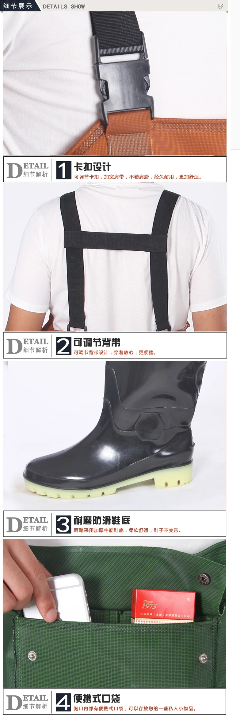 Breathable Chest waders 1