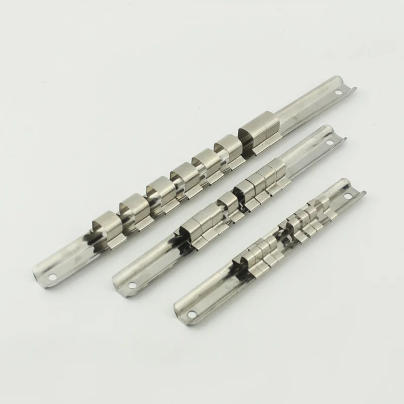2Pcs 1/4" 3/8" 1/2" Socket Wrench Storage Holder Socket Sliding Rail for Ratchet Wrench Tools
2Pcs 1/4" 3/8" 1/2" Socket Wrench Storage Holder Socket Sliding Rail for Ratchet Wrench Tools