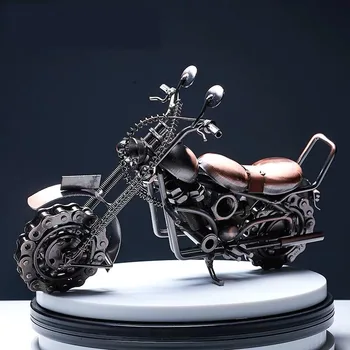 Modern minimalist motorcycle ornaments creative home living room bedroom bookcase decorations porch crafts small furnishings
Modern minimalist motorcycle ornaments creative home living room bedroom bookcase decorations porch crafts small furnishings