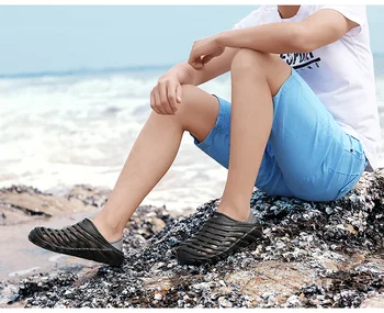 Summer Hollow Casual Men Sandals Fashion Breathable Flat Beach HolesBeach Shoes Water Shoes Slippers Male Light Sandalias
Summer Hollow Casual Men Sandals Fashion Breathable Flat Beach HolesBeach Shoes Water Shoes Slippers Male Light Sandalias