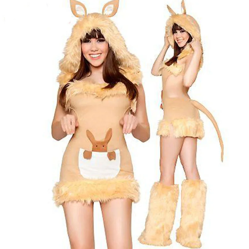 Wholesale Sexy Kangaroo Costume Deguisement Halloween Costume For Women Cosplay Furry Animal Fancy Dress Costume
Wholesale Sexy Kangaroo Costume Deguisement Halloween Costume For Women Cosplay Furry Animal Fancy Dress Costume