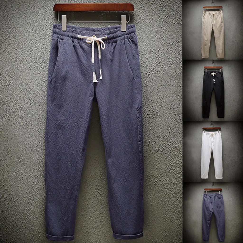 Men Linen Pants New Summer Leisure Cotton And Hemp Nine-Cent Pants Fashion Casual Trousers 5XL high quality sales mens pants
Men Linen Pants New Summer Leisure Cotton And Hemp Nine-Cent Pants Fashion Casual Trousers 5XL high quality sales mens pants