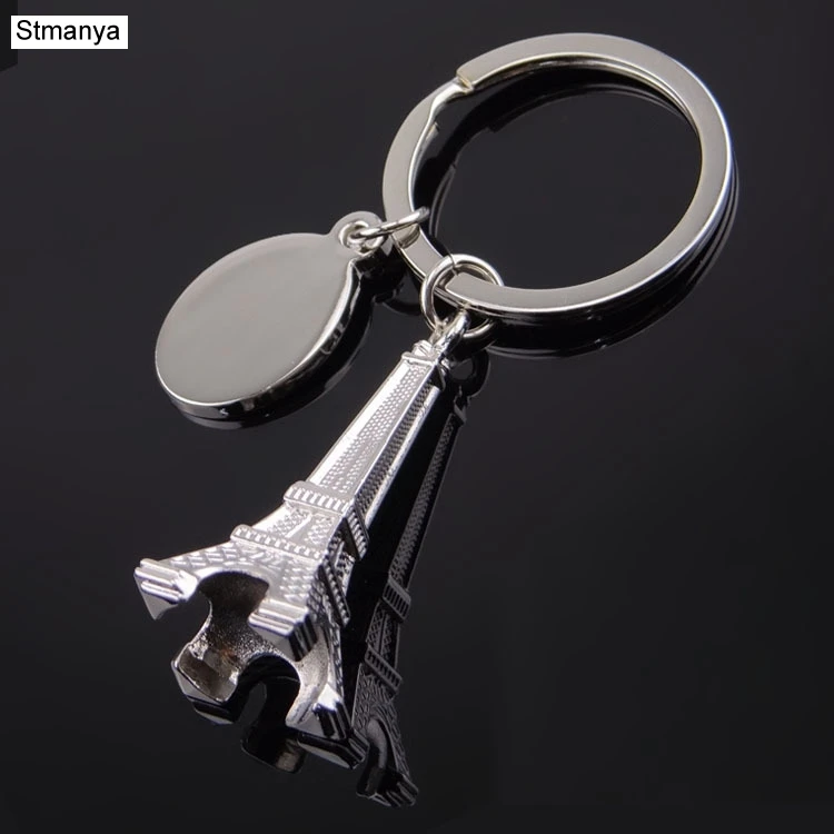 

2016 Hot SALE Torre Eiffel Tower Car Key Ring men and women keychain car Souvenirs Paris Tour Eiffel Key Chain pendant #17161