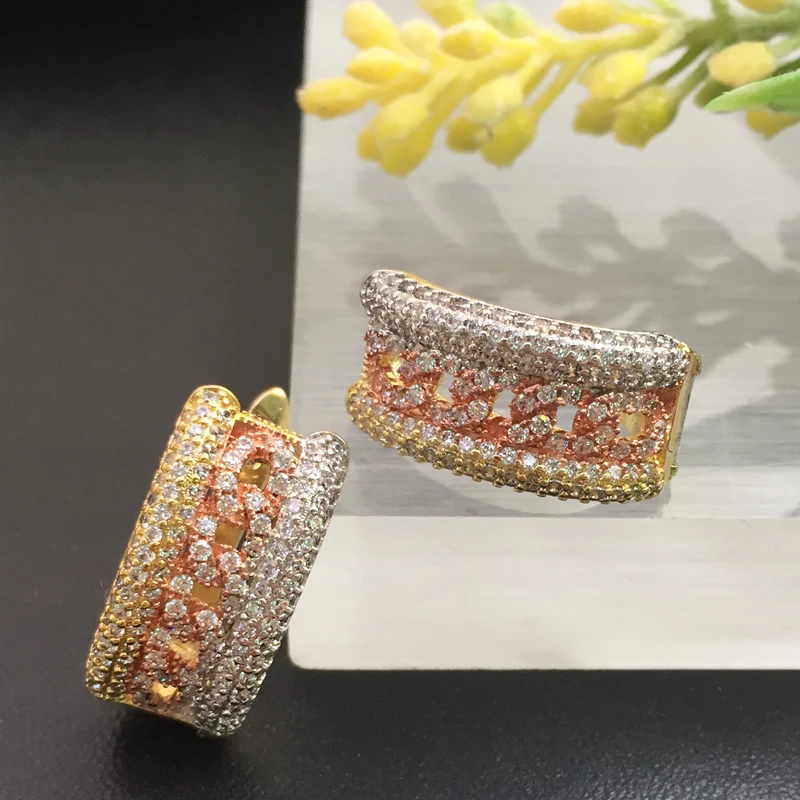 Lanyika Fashion Jewelry Elegant Distinctive Artistic Trendy Classic Fence Micro inlay Party Earrings Anniversary Daily Best Gift
Lanyika Fashion Jewelry Elegant Distinctive Artistic Trendy Classic Fence Micro inlay Party Earrings Anniversary Daily Best Gift