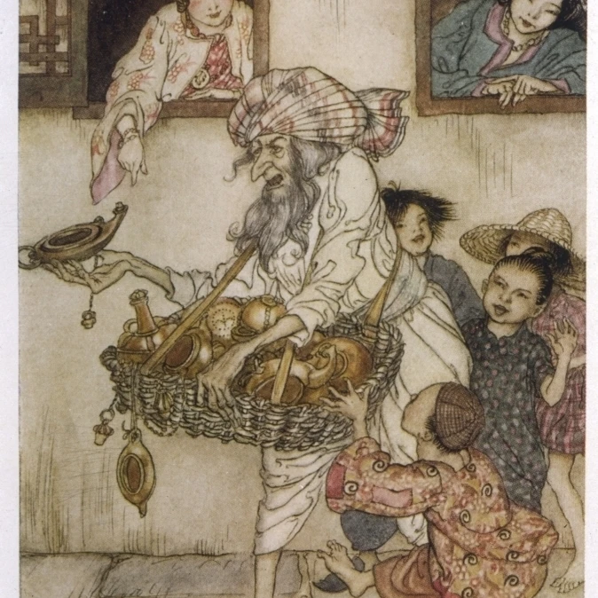 Aladdin New Lamps 1933 Poster Print By Mary Evans Picture Libraryarthur Rackham (24 X 36)