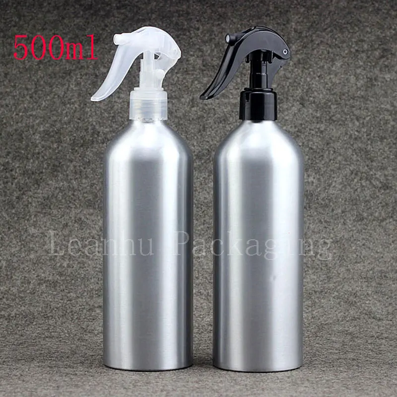 500ml silver aluminum bottles with trigger pump 500cc empty metal sprayer bottles liquid containers with spray 12pc/lot
500ml silver aluminum bottles with trigger pump 500cc empty metal sprayer bottles liquid containers with spray 12pc/lot