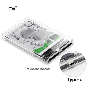 USB-C Type-C to 2.5 Inch SATA SSD HDD External Enclosure Transparent for Laptop to PC adapter
USB-C Type-C to 2.5 Inch SATA SSD HDD External Enclosure Transparent for Laptop to PC adapter