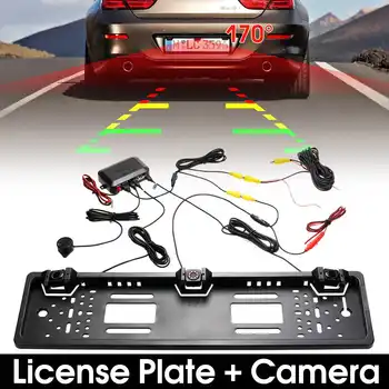 Universal 8LED Car Parking Back Off Sensor System Kit EU European German Russian License Number Plate Frame Holder Night Vision
Universal 8LED Car Parking Back Off Sensor System Kit EU European German Russian License Number Plate Frame Holder Night Vision