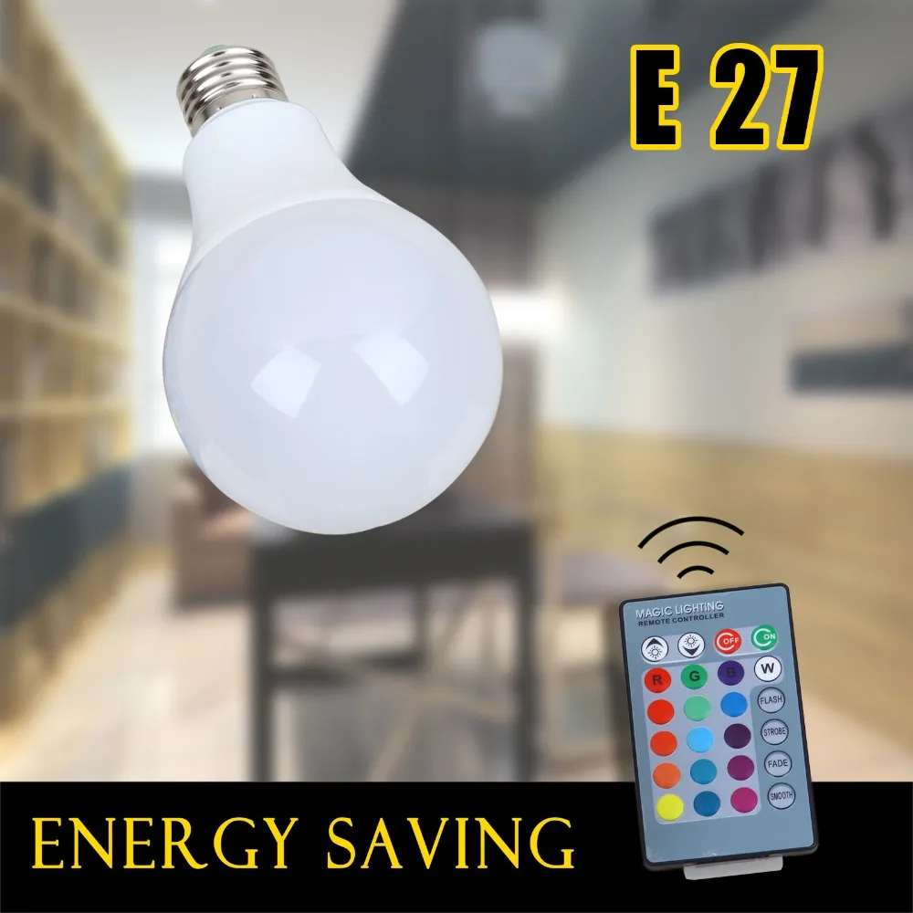 1X Cute AC 100V - 240V 3 Colorful Changeable RGB LED Spotlight Bulb 10W Christmas Decor light Bulb+IR Remote Controller
1X Cute AC 100V - 240V 3 Colorful Changeable RGB LED Spotlight Bulb 10W Christmas Decor light Bulb+IR Remote Controller