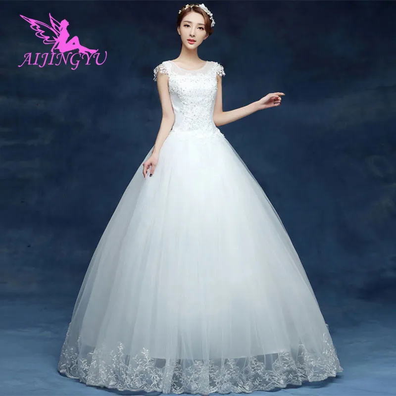 Фото AIJINGYU Свадебные платья Длинные вечерние дешевые 2021 официальное платье для женщин