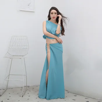 New Fashion Belly Dance Dress Women Summer Chiffon Long Skirt Female Performance Belly Dance Set Samba Carnival Costumes DQL466
New Fashion Belly Dance Dress Women Summer Chiffon Long Skirt Female Performance Belly Dance Set Samba Carnival Costumes DQL466