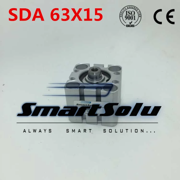 Free Shipping 63mm Bore 15mm Stroke Pneumatic Compact Cylinder SDA 63-15 Aluminum Alloy Thin Air Cylinder
Free Shipping 63mm Bore 15mm Stroke Pneumatic Compact Cylinder SDA 63-15 Aluminum Alloy Thin Air Cylinder