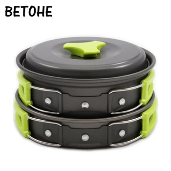 11PCS Portable Outdoor Cooking Tool Picnic BBQ Pot Pan Plate Cup Set Stainless Steel Tableware Cutlery Camping Cookware Set
11PCS Portable Outdoor Cooking Tool Picnic BBQ Pot Pan Plate Cup Set Stainless Steel Tableware Cutlery Camping Cookware Set