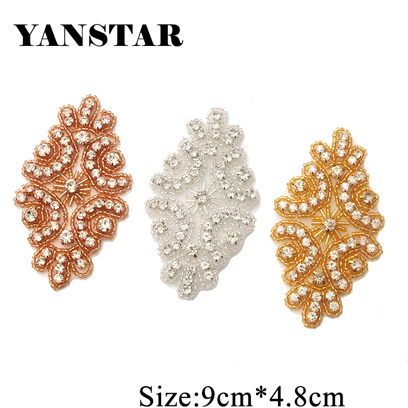 YANSTAR 20PCS Handmade Rhinestone Applique Sparkle Crystal Sewing On Bridal Gown Belt DIY Wedding Dress Sash YS923
YANSTAR 20PCS Handmade Rhinestone Applique Sparkle Crystal Sewing On Bridal Gown Belt DIY Wedding Dress Sash YS923